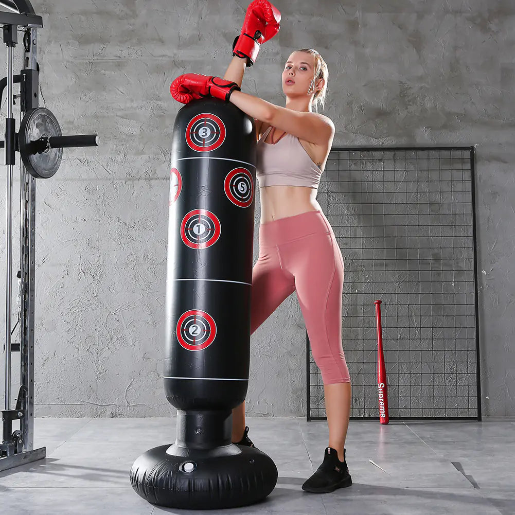 BluTFul Knockout Bag™ – Inflatable Boxing Trainer