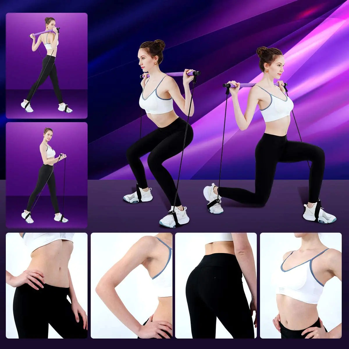 BluTFul SculptStick™ – Portable Resistance Bar Trainer