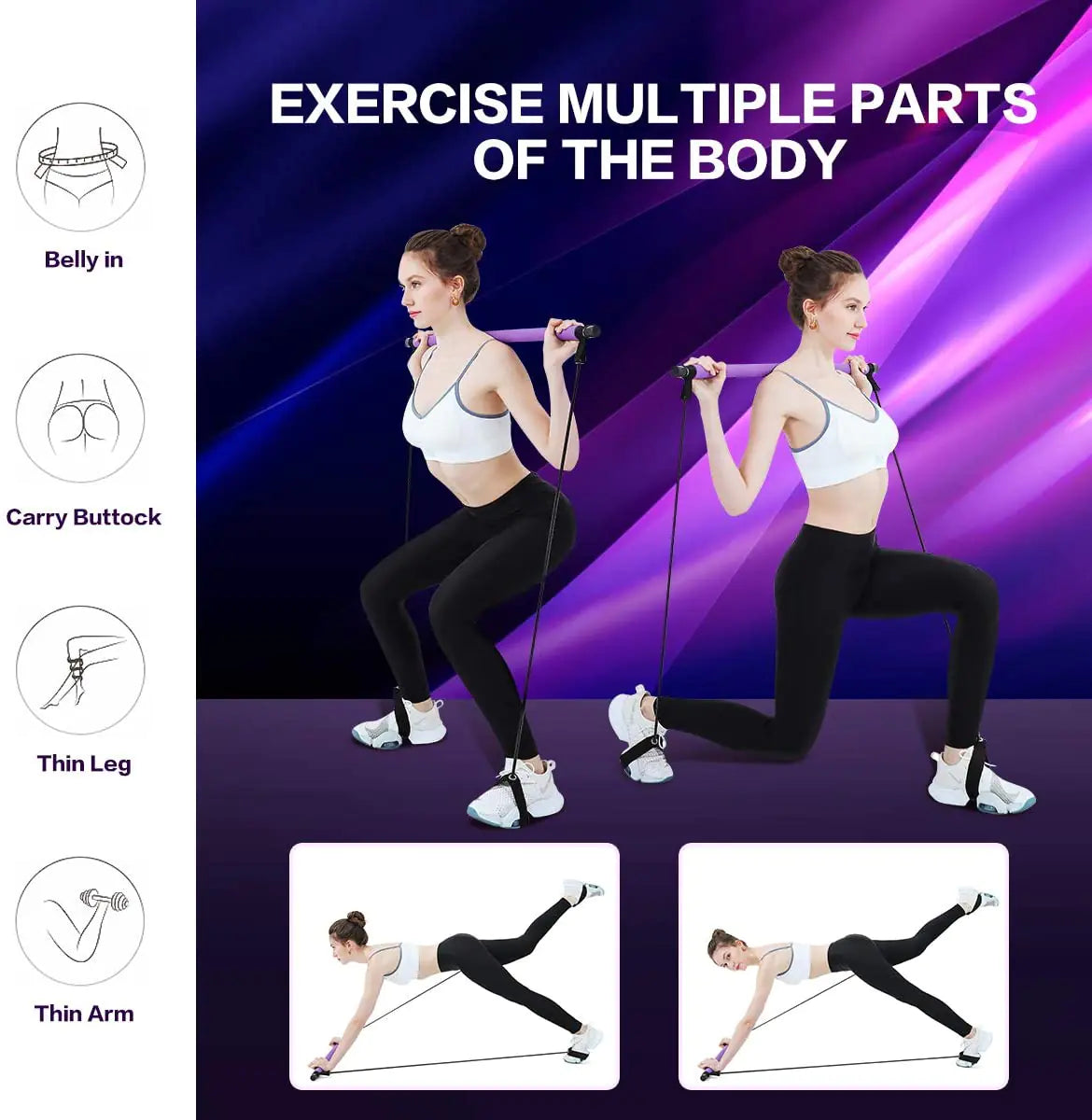 BluTFul SculptStick™ – Portable Resistance Bar Trainer