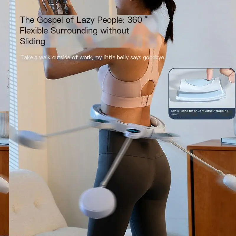 Snatch & Spin™ Smart Hoop – Waist Slimming Trainer