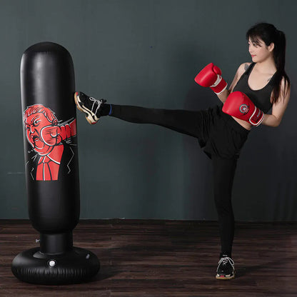 BluTFul Knockout Bag™ – Inflatable Boxing Trainer